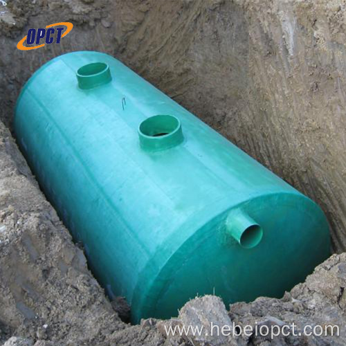 2 cubic fiberglass industrial grp bio septic tank